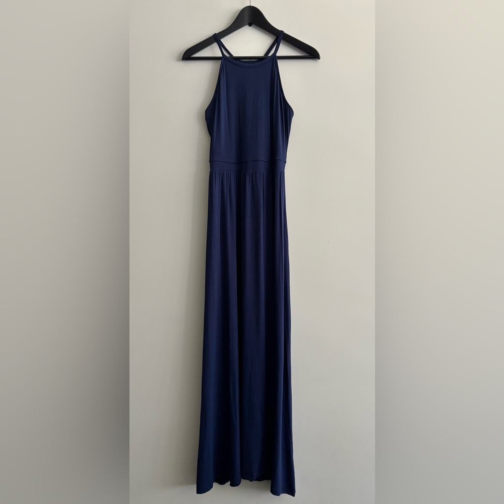 Old Navy Jersey Maxi Dress Navy Blue Size XSP